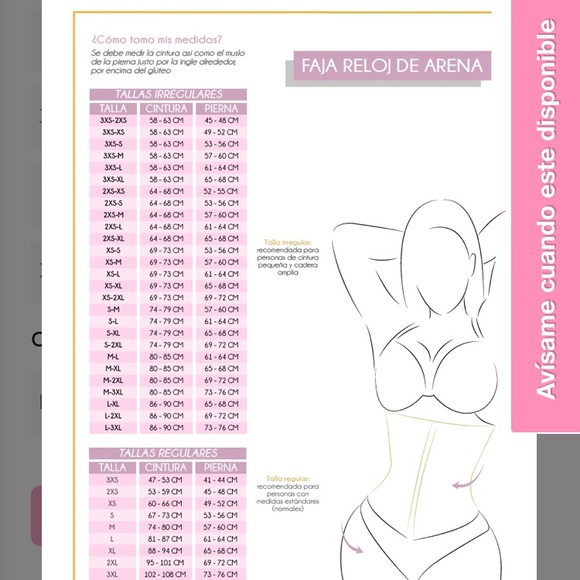 Reloj de Arena Tira Delgada a Media Pierna - Picture 3 of 3